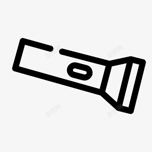 手电筒黑暗灯图标svg_新图网 https://ixintu.com 发光 手电筒 灯 随机中等间隙 黑暗