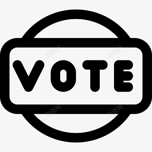 投票4票直系图标svg_新图网 https://ixintu.com 4票 投票 直系
