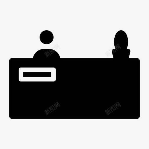 前台帮助支持图标svg_新图网 https://ixintu.com 前台 帮助 支持 酒店服务标志