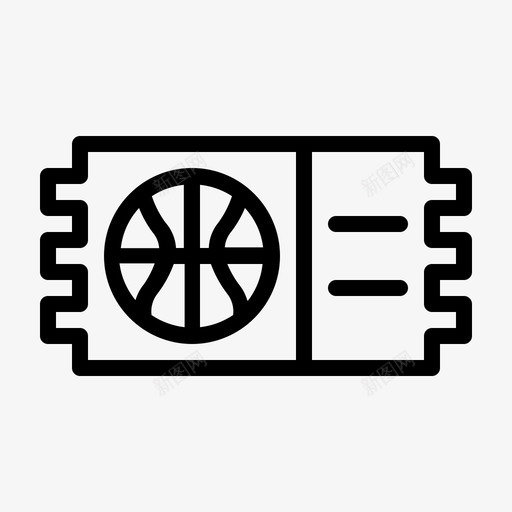 票优惠券代金券图标svg_新图网 https://ixintu.com 代金券 优惠券 篮球
