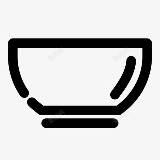 碗喝吃图标svg_新图网 https://ixintu.com 厨房 大胆 间隔 随机