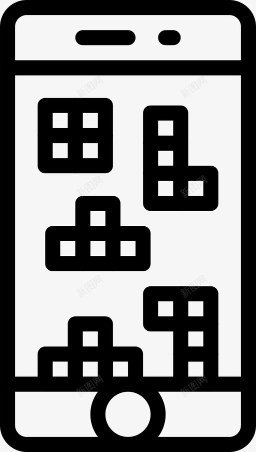 指纹移动航班2线性图标svg_新图网 https://ixintu.com 指纹 移动航班2 线性