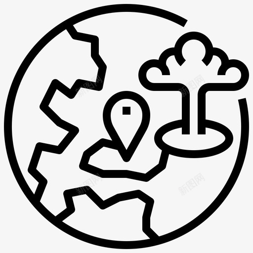 互联网核元素4线性图标svg_新图网 https://ixintu.com 互联网 核元素4 线性