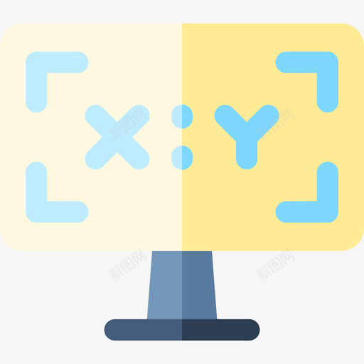 屏幕比例平面师29平面图标svg_新图网 https://ixintu.com 屏幕 平面 平面设计 比例 设计师