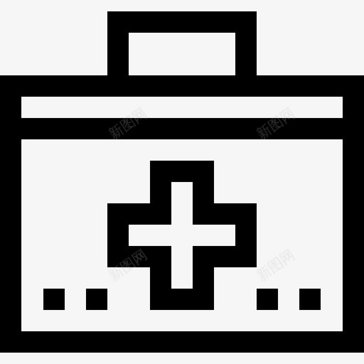 医疗箱过敏4线性图标svg_新图网 https://ixintu.com 医疗 线性 过敏