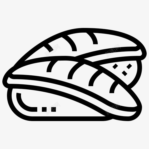 金枪鱼海鲜8直系图标svg_新图网 https://ixintu.com 海鲜 直系 金枪鱼