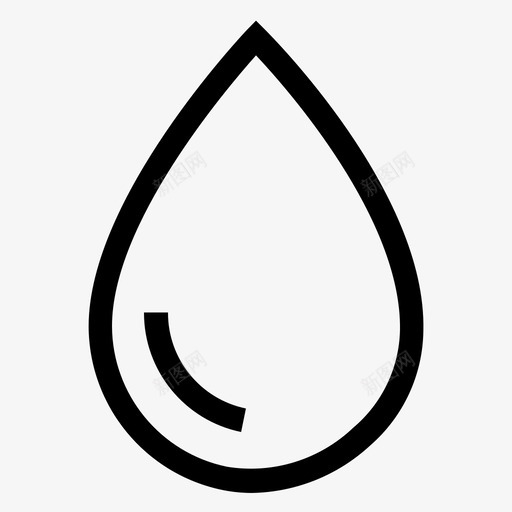 水饮料滴水图标svg_新图网 https://ixintu.com 接口 滴水 直播 移动 饮料