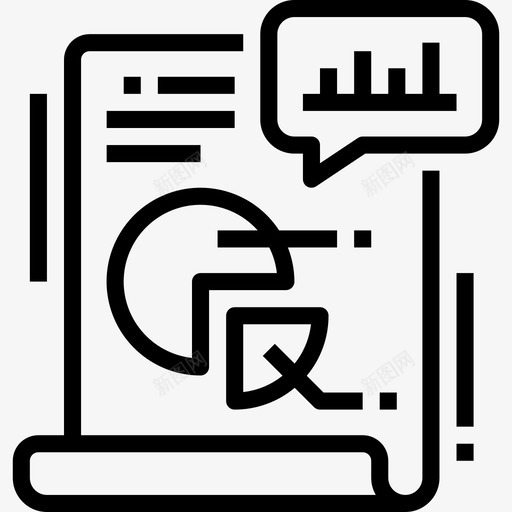 分析企业管理66线性图标svg_新图网 https://ixintu.com 企业管理 分析 线性
