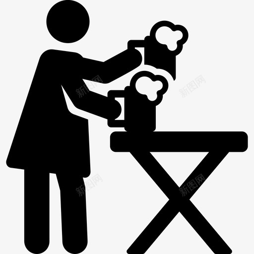 女人44岁的啤酒节满满的图标svg_新图网 https://ixintu.com 44岁 啤酒节 女人 满满的