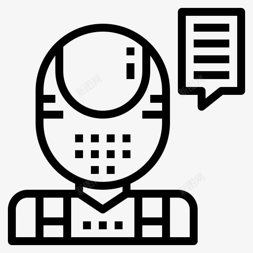 客户服务fintech23线性图标svg_新图网 https://ixintu.com fintech23 客户服务 线性