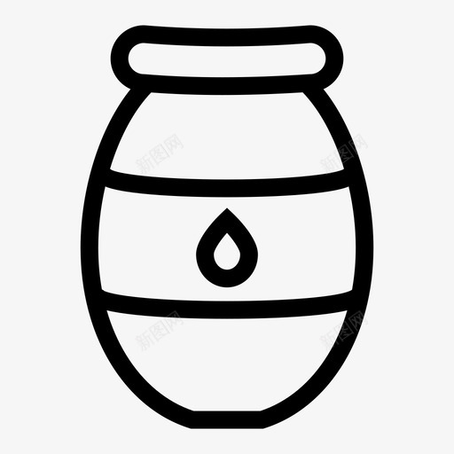 蜂蜜蜂蜜瓶蜂蜜罐图标svg_新图网 https://ixintu.com 蜂蜜 蜂蜜瓶 蜂蜜罐 蜜罐 蜜蜂