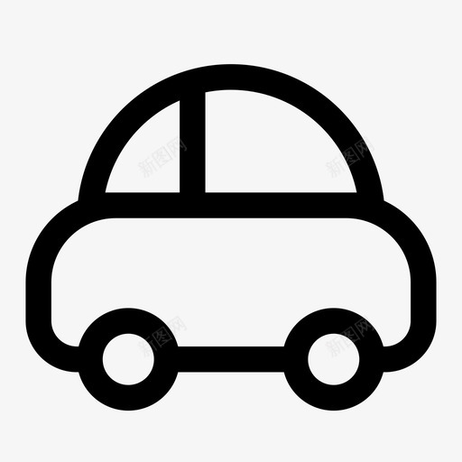 交通 小轿车 私家车 线性svg_新图网 https://ixintu.com 交通 小轿车 私家车 线性