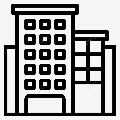 城市建设中心市中心图标svg_新图网 https://ixintu.com 中心 合作 团队 城市建设 市中心 建筑 成功 轮廓