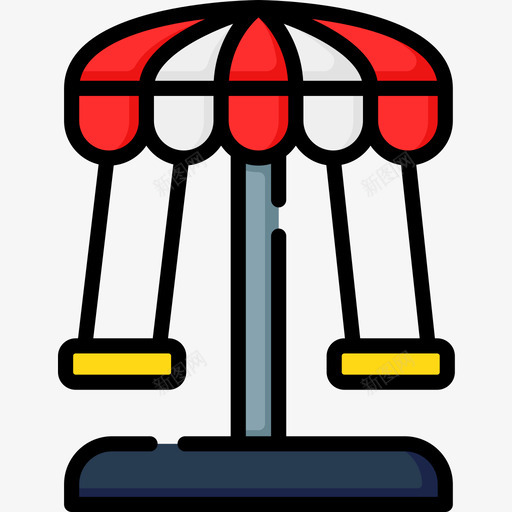 Swingfair43线性颜色图标svg_新图网 https://ixintu.com Swing fair 线性 颜色
