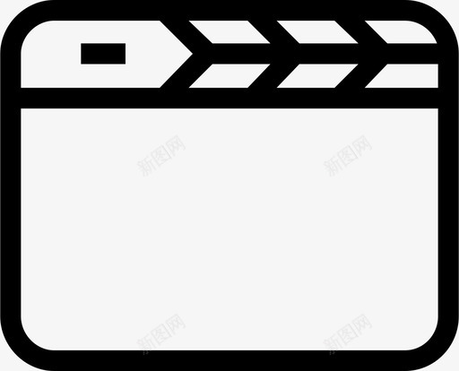 电影电影院拍板图标svg_新图网 https://ixintu.com 多媒体 拍板 电影 电影院 视频