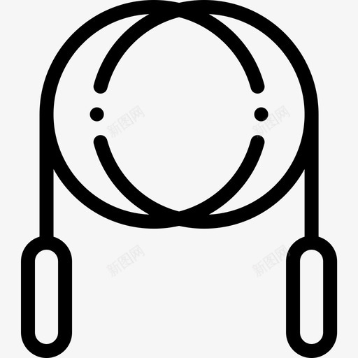 跳绳健身房68直线型图标svg_新图网 https://ixintu.com 健身房 直线 线型 跳绳
