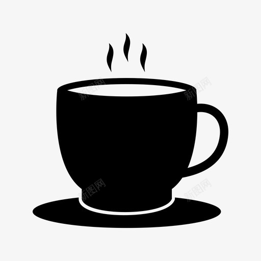茶杯热茶马克杯图标svg_新图网 https://ixintu.com 热茶 茶杯 酒店 餐厅 马克