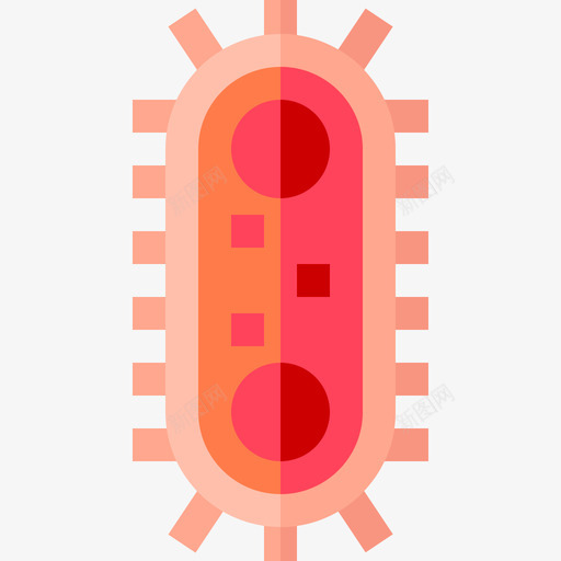 病毒生物学22扁平图标svg_新图网 https://ixintu.com 扁平 生物学22 病毒