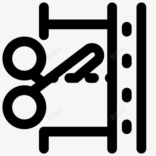 剪接电影院编辑图标svg_新图网 https://ixintu.com apot 剪刀 剪接 快餐店 电影 电影院 编辑