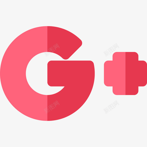 GooglePlus社交媒体111扁平图标svg_新图网 https://ixintu.com Google Plus 媒体 扁平 社交