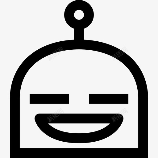 机器人表情满足头像表情图标svg_新图网 https://ixintu.com 头像 机器人 满足 表情