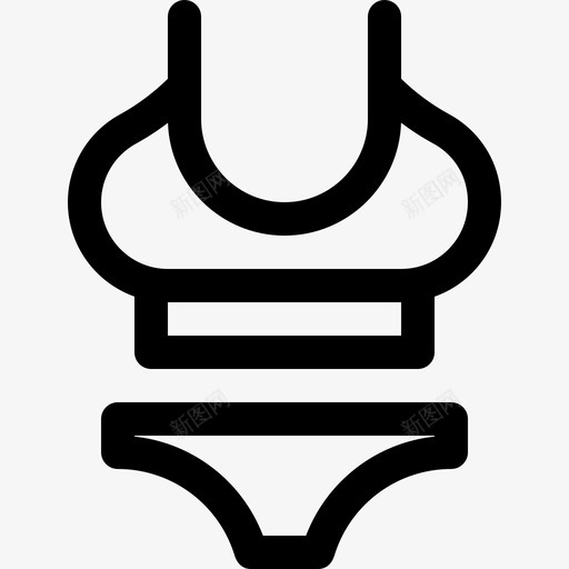 泳衣游泳池4直线型图标svg_新图网 https://ixintu.com 泳衣 游泳池 直线 线型