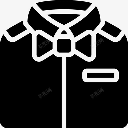 衬衫时装和服装2填充图标svg_新图网 https://ixintu.com 填充 时装 服装 衬衫