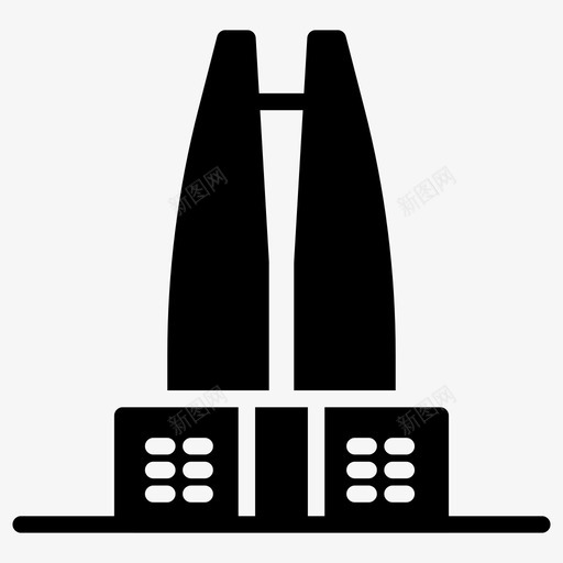 乐天世界大厦最高建筑乐天大厦图标svg_新图网 https://ixintu.com 一套地标和大学字形矢量图标 乐天世界大厦 乐天大厦 最高建筑 韩国地标 韩国纪念碑
