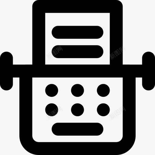 打字机文案通讯信息图标svg_新图网 https://ixintu.com 信息 打字机 打字机文案 技术 通讯 通讯技术