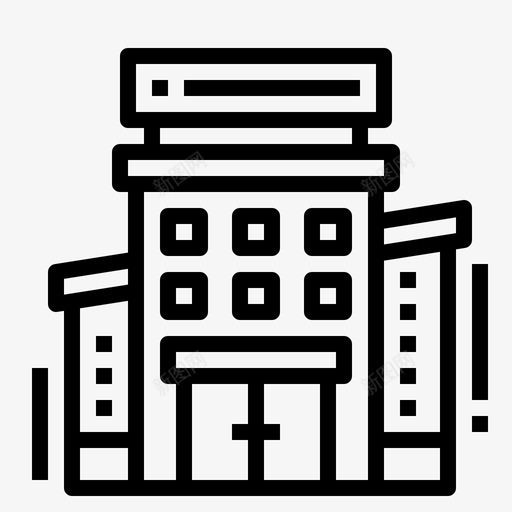 购物中心59号楼直线型图标svg_新图网 https://ixintu.com 59号楼 直线型 购物中心