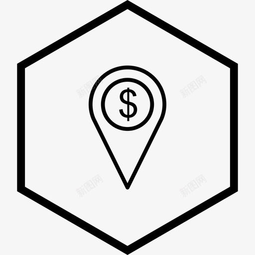 业务位置地图pin图标svg_新图网 https://ixintu.com pin 业务 位置 地图
