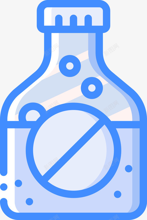 毒药害虫控制3蓝色图标svg_新图网 https://ixintu.com 害虫 控制 毒药 蓝色