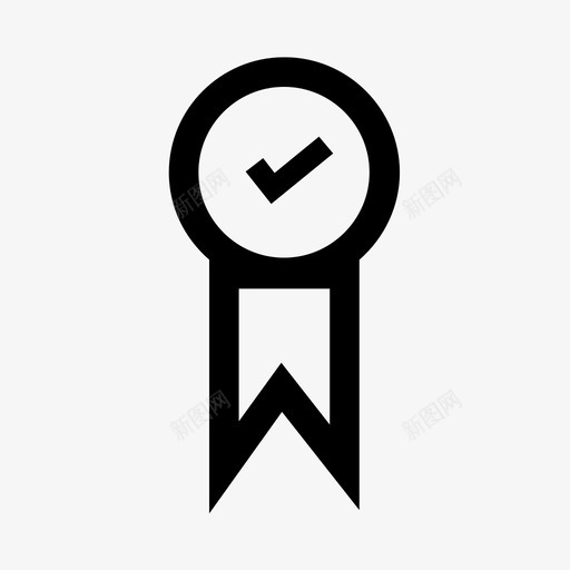 丝带成就奖项图标svg_新图网 https://ixintu.com 丝带 卓越 奖项 成就 教育