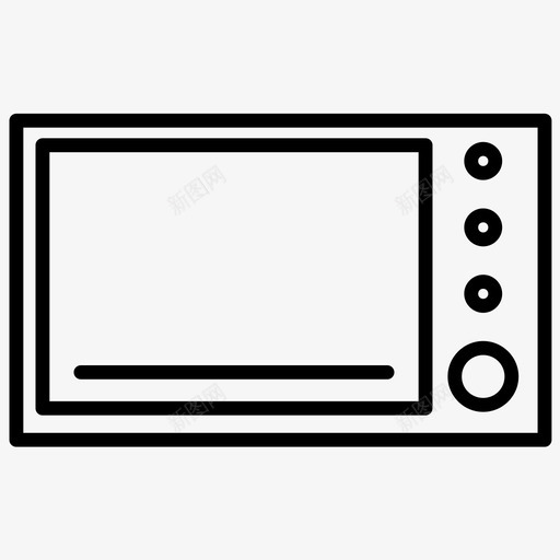 微波炉烹饪电烤箱图标svg_新图网 https://ixintu.com 再热 微波炉 烹饪 电烤箱 迷你