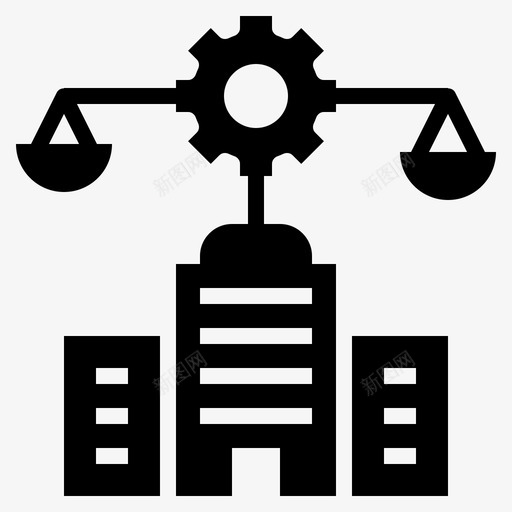 伦理企业公平图标svg_新图网 https://ixintu.com 企业 伦理 公平 社会责任 道德 雕文