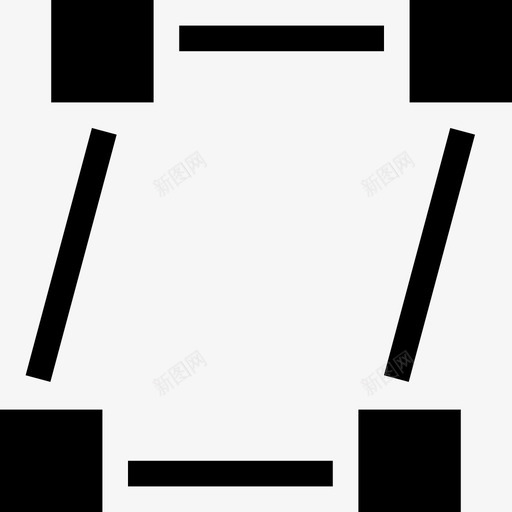裁切_平行四边形svg_新图网 https://ixintu.com 裁切_平行四边形
