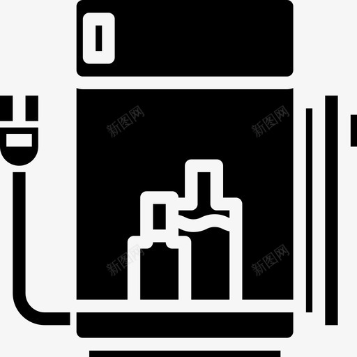 冰箱家用电器3固态图标svg_新图网 https://ixintu.com 冰箱 固态 家用电器3