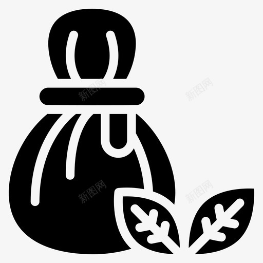 压缩草药按摩图标svg_新图网 https://ixintu.com 压缩 按摩 水疗 治疗 草药