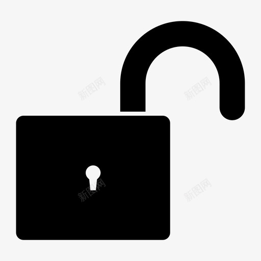 解锁免费开放图标svg_新图网 https://ixintu.com 不安全 免费 公司 开放 营销 解锁