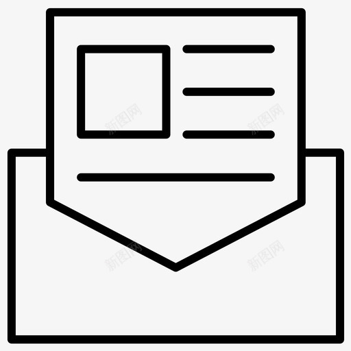 信息聊天室信件图标svg_新图网 https://ixintu.com lineset537 信件 信息 粗体 网络 聊天室 通信