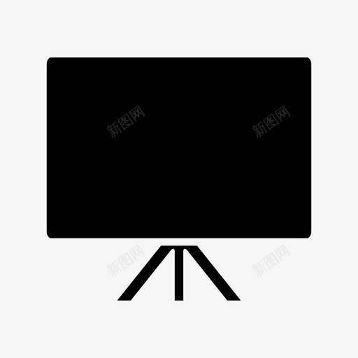 板展示板投影仪幻灯片图标svg_新图网 https://ixintu.com 展示 幻灯片 投影仪 用户界面 符号