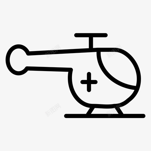 直升机医院医疗图标svg_新图网 https://ixintu.com 专线 医疗 医院 卫生保健 直升机 运输