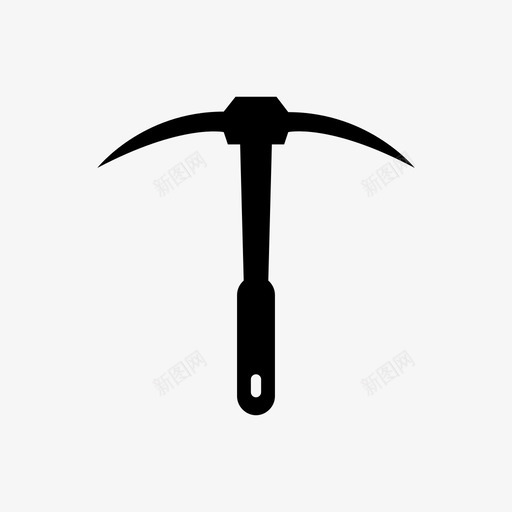 鹤嘴锄工业用工具图标svg_新图网 https://ixintu.com 工业用 工具 鹤嘴