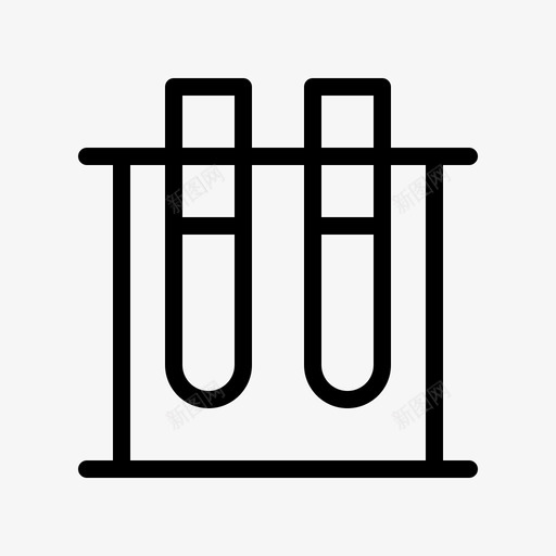 试管物理化学线性图标svg_新图网 https://ixintu.com 物理化学 线性 试管