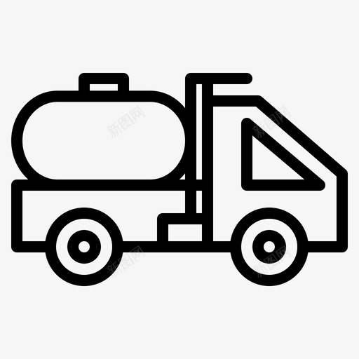燃料车燃料运输燃料物流图标svg_新图网 https://ixintu.com 料车 油罐车 燃料 物流 运输 运输线