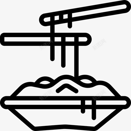 面条日本64直形图标svg_新图网 https://ixintu.com 日本64 直形 面条