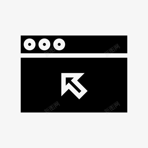 浏览器单击internet图标svg_新图网 https://ixintu.com internet web 单击 指针 浏览器 网络 页面