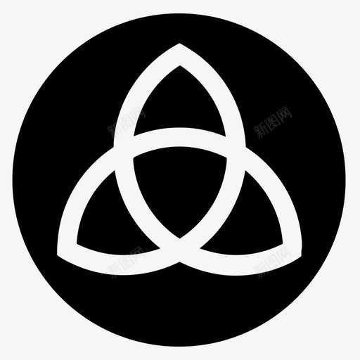 神圣的三合会艺术几何学神秘主义图标svg_新图网 https://ixintu.com 三合 几何学 合会 圣像 神圣 神秘主义 艺术