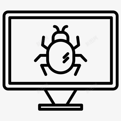 bug计算机中的bug安全粗体lineset230图标svg_新图网 https://ixintu.com bug 安全粗体lineset230 计算机中的bug