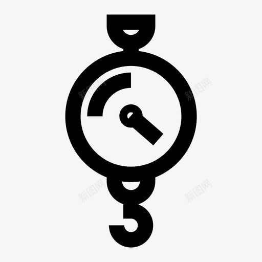 吊秤天平度量图标svg_新图网 https://ixintu.com 吊秤 基本图标 天平 度量 重量